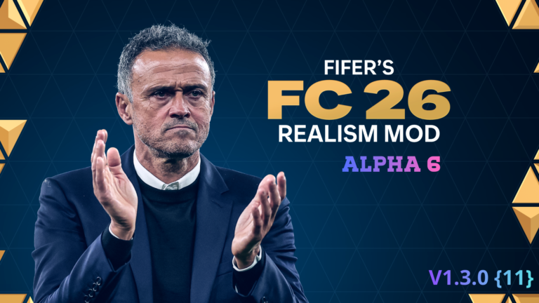FIFER's FC26 Realism Mod 1.0 Alpha 6